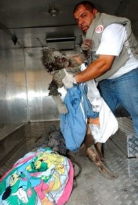 Enfants morts sous les bombardements isra&eacute;liens
